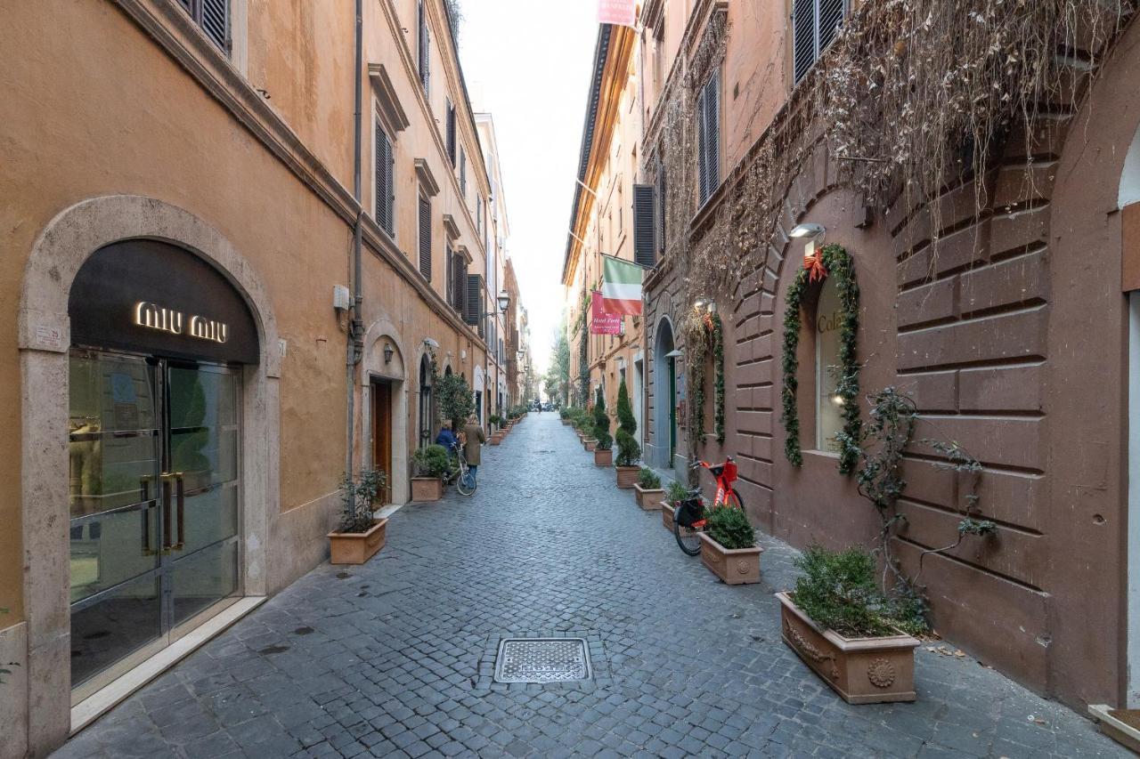 Luxury Piazza Di Spagna Escape With Terrace And Private Spa 로마 외부 사진