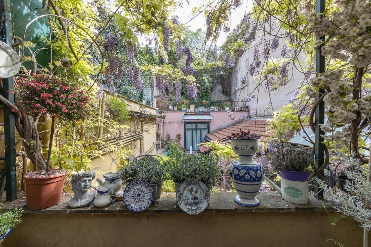 Luxury Piazza Di Spagna Escape With Terrace And Private Spa 로마 외부 사진